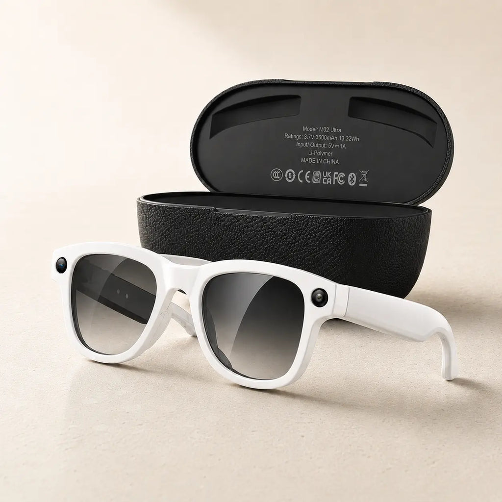 AI Smart Glasses 4K Camera for Creators